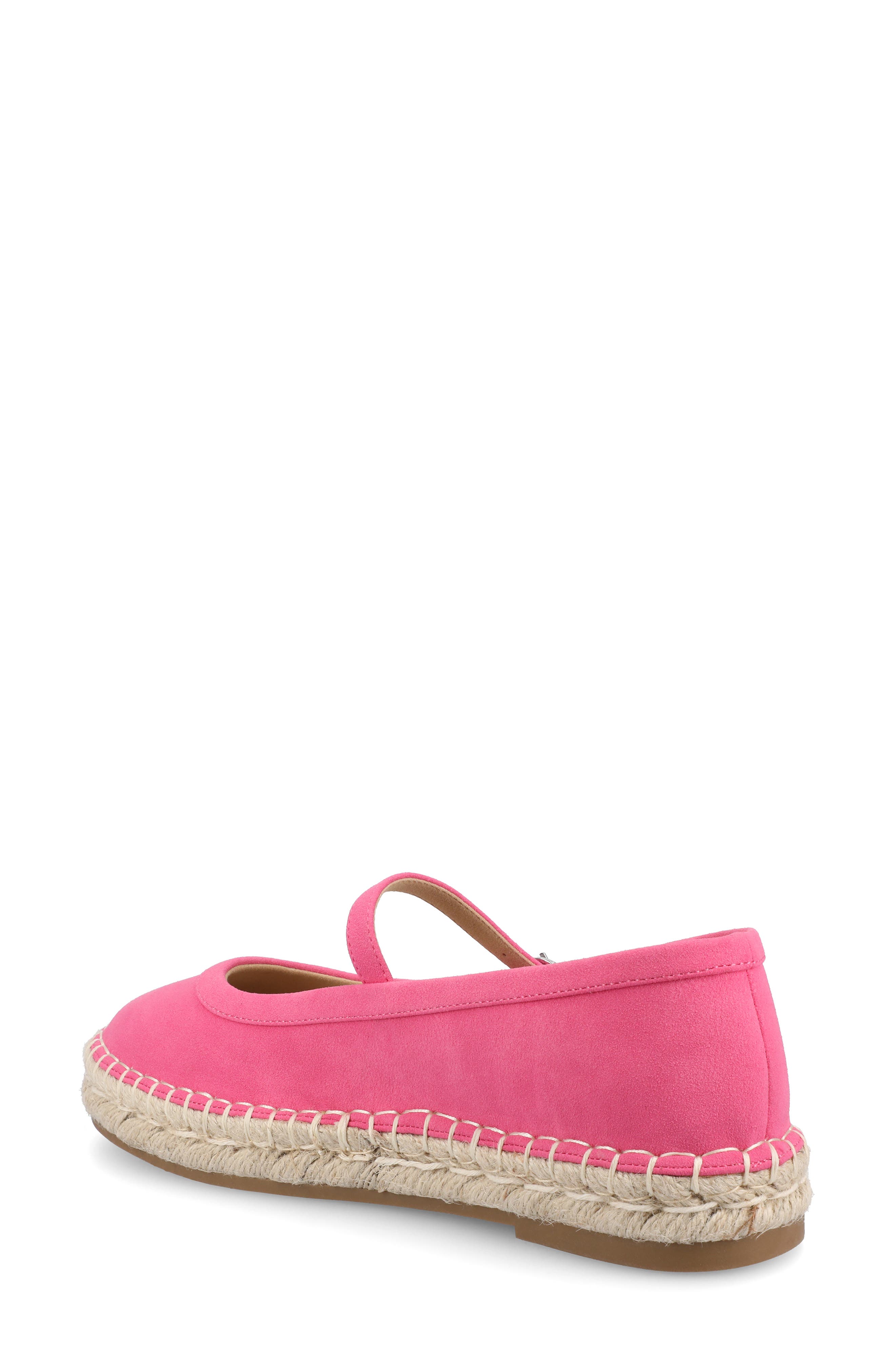 Kenzie Espadrille Flat, Alternate, color, HOT PINK