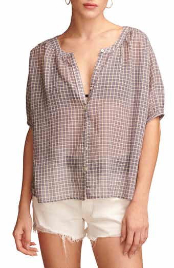 Lucky Brand Check Cotton Button-Up Shirt