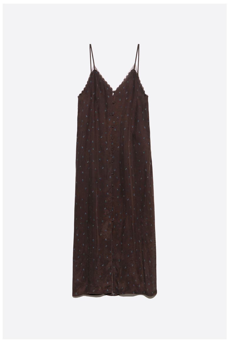 Floral Strap Midi Dress, Alternate, color, BIMBA Y LOLA  FLOWERS