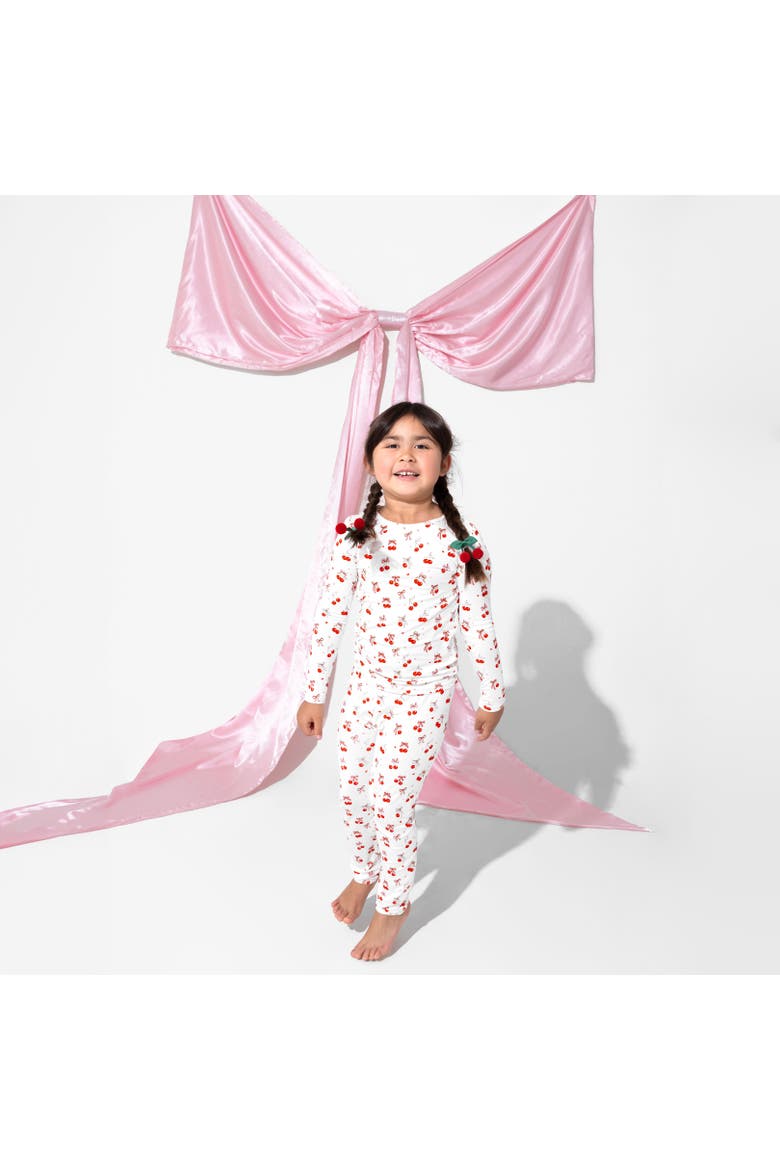 Kids' Cherry On Top Set of 2 Piece Pajamas, Alternate, color, Cherry On Top