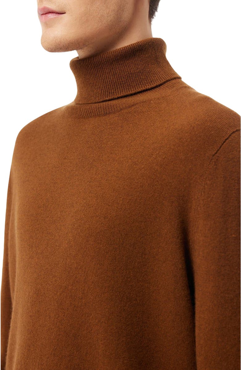 GOBI Mongolian Cashmere Cashmere Turtle Neck Sweater, Alternate, color, Chipmunk