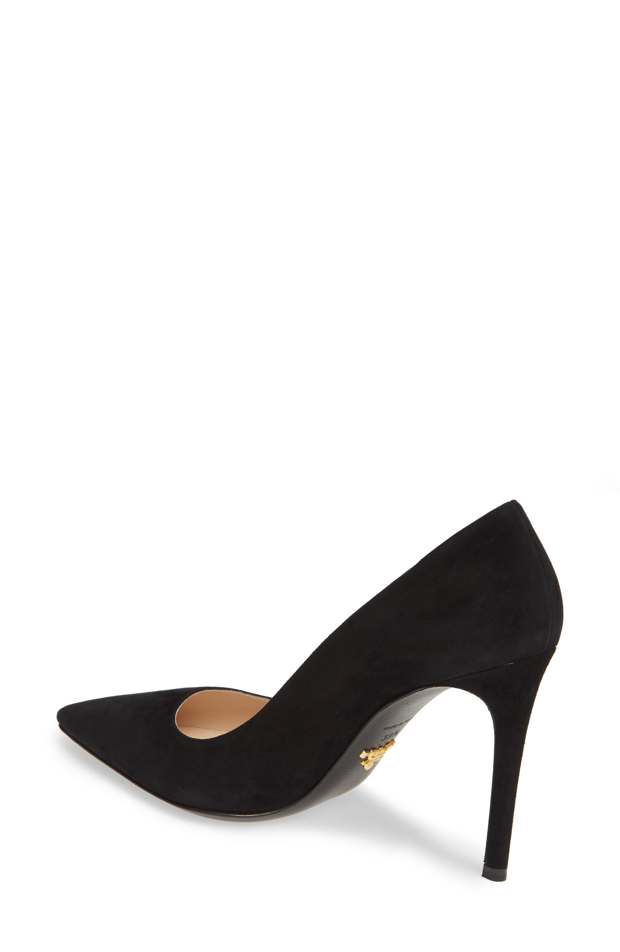 Prada Pointed Toe Pump, Alternate, color, 