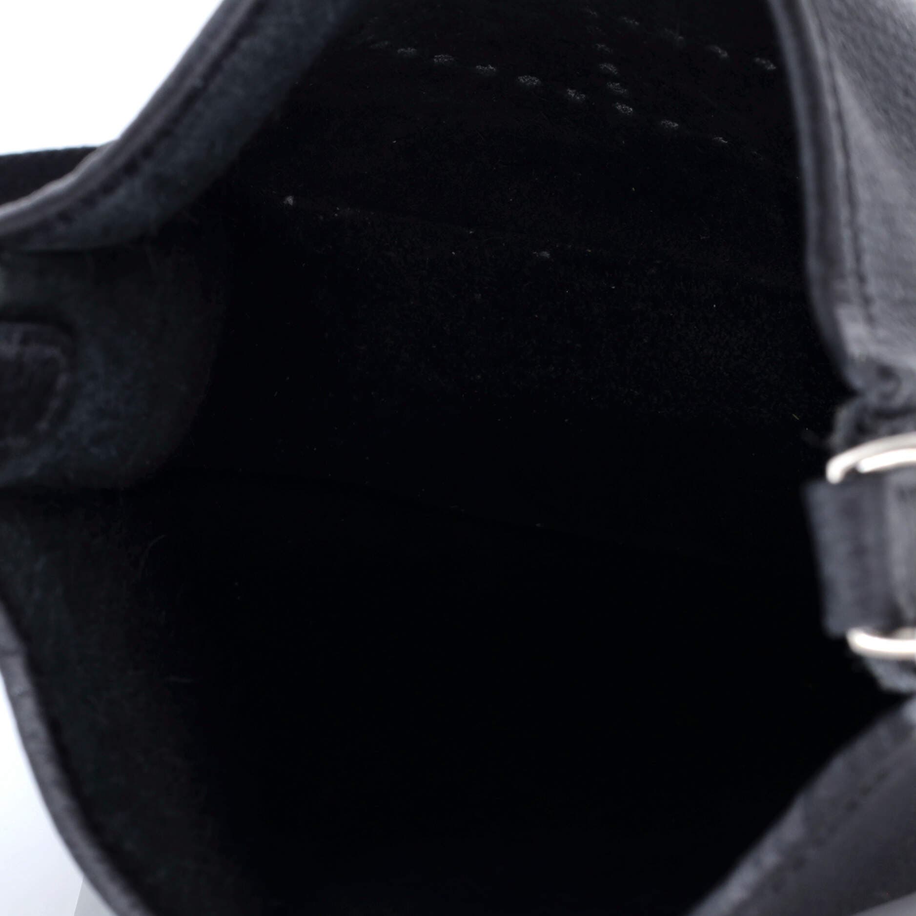 Pre-Owned Hermes Evelyne Bag Gen III Clemence TPM, Alternate, color, Noir