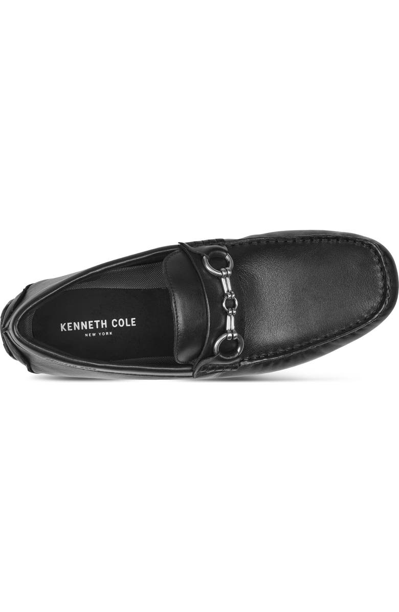 Kenneth Cole New York Theme Bit Moc Toe Driving Loafer, Alternate, color, Black