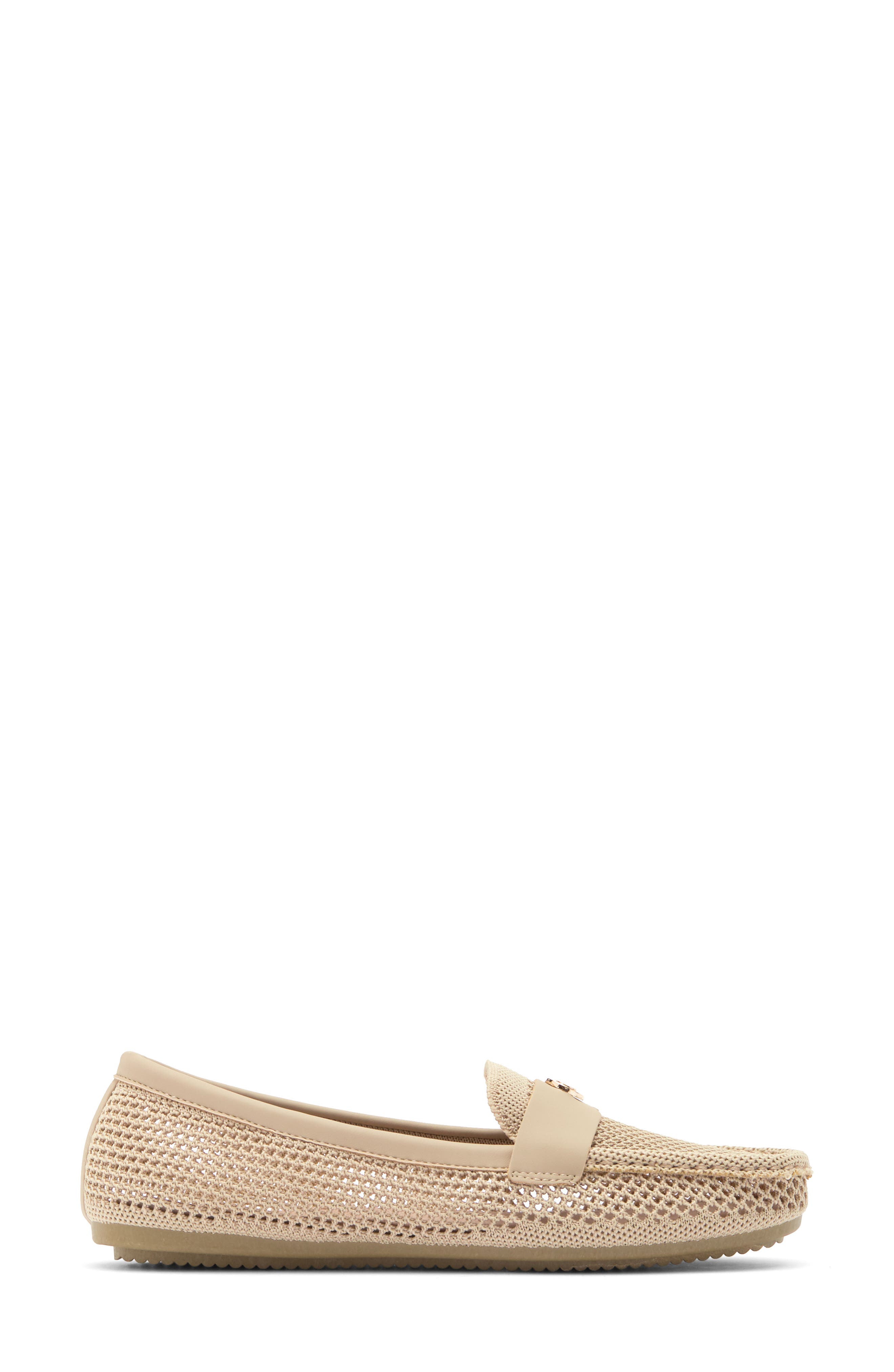Knit Penny Loafer, Alternate, color, NATURAL