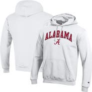Champion Men's Champion  White Alabama Crimson Tide Arch Over Logo Pullover Hoodie