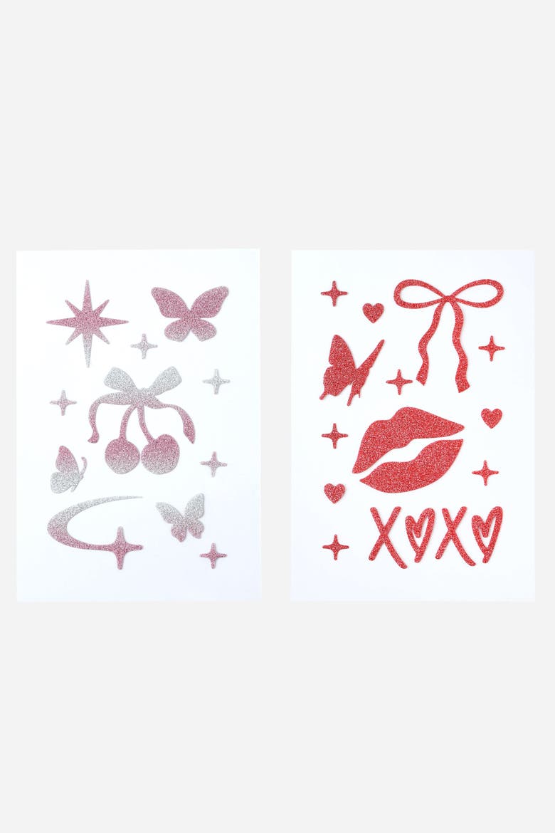 Sunkissed Sun Tan Stickers, Alternate, color, Pink