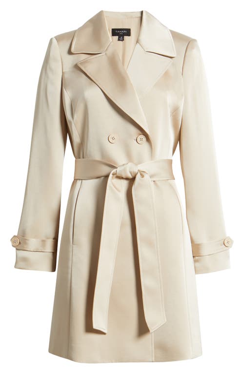 TAHARI ASL TAHARI ASL SATIN TRENCH COAT