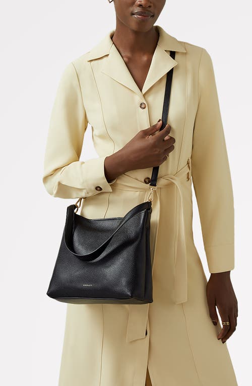 Radley London Henrietta Place Medium Open Top Leather Satchel In Black