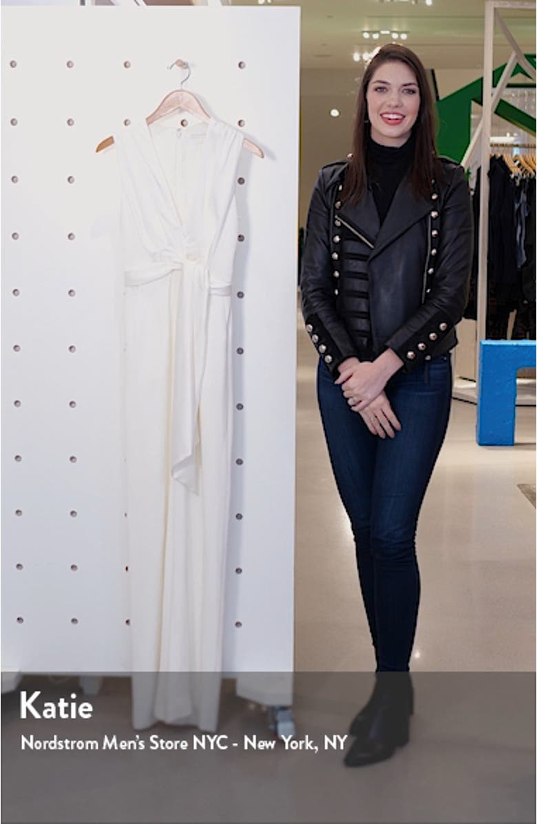 Jonathan Simkhai Satin & Crepe Jumpsuit, sales video thumbnail