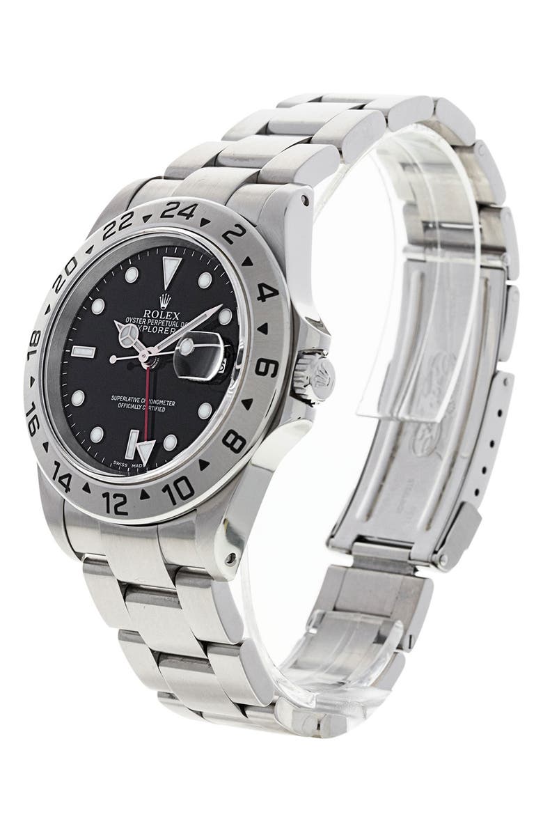 Watchfinder & Co. Rolex Preowned 2002 Explorer II Automatic Bracelet Watch, 40mm, Alternate, color,