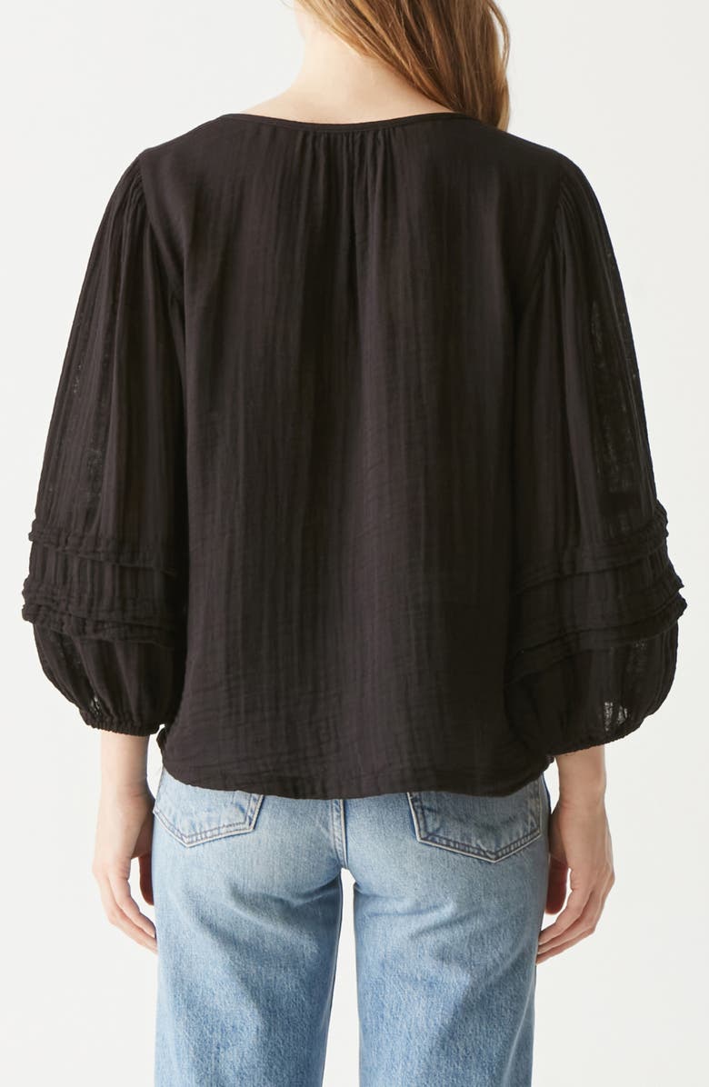 Michael Stars Pruitt Balloon Sleeve Gauze Top, Alternate, color,