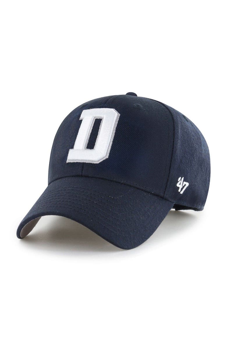 Men's '47 Navy Dallas Cowboys "D" MVP Adjustable Hat, Main, color, Navy