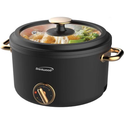 2.5 L Multi-Function Electric Hot Pot Cooker in Black