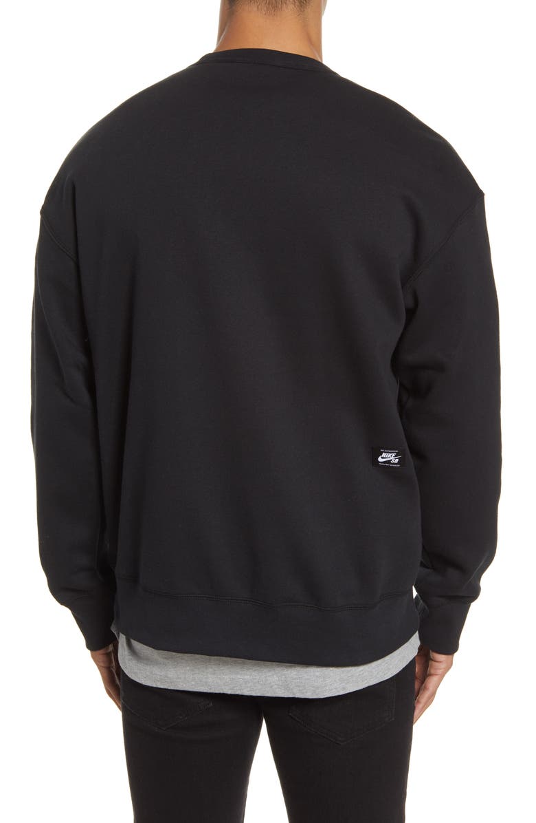 Nike SB Icon Crewneck Sweatshirt, Alternate, color, 