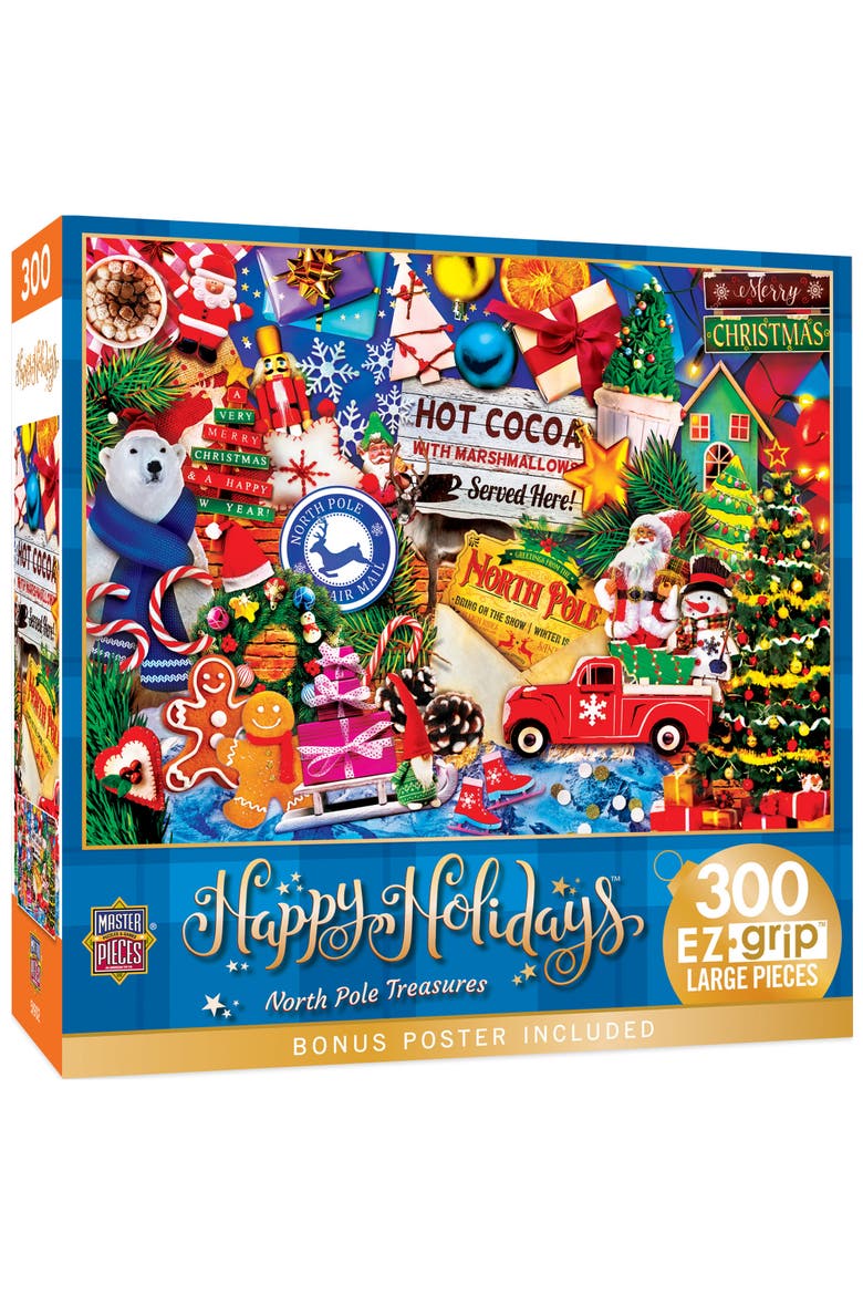 Greetings from North Pole 300pc Puzzle, Main, color, Multicolor