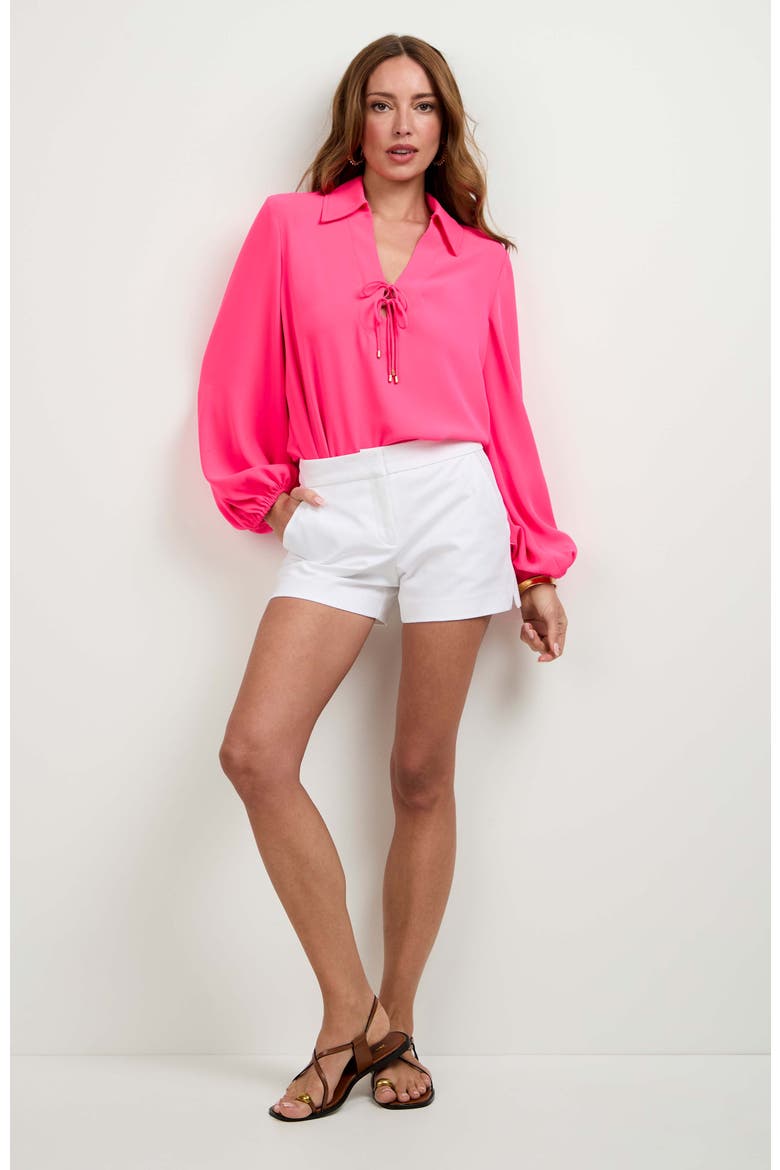 Lambro Peasant Top, Main, color, Magenta Milano