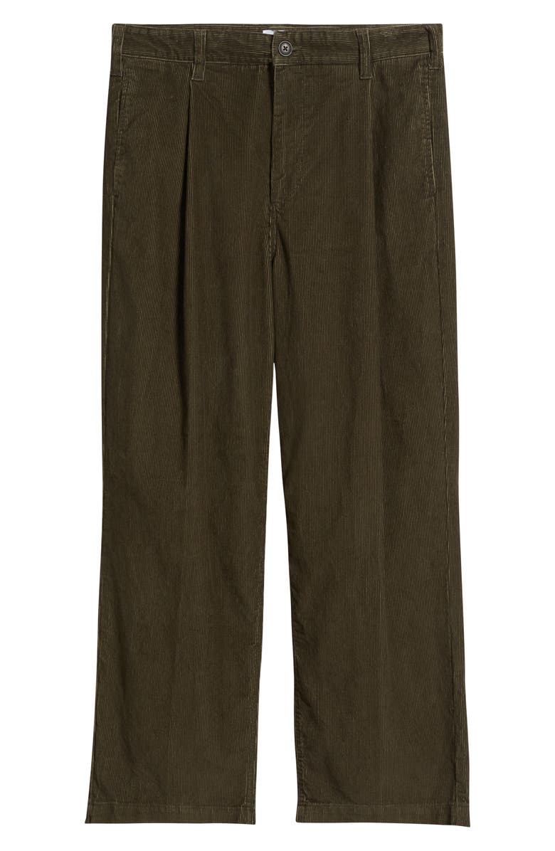 Obey Dean Faded Wash Cotton Corduroy Pants, Alternate, color, Black Olive Faded Wash