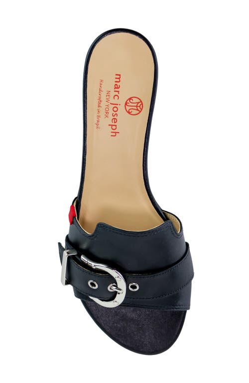 Marc Joseph New York Rochelle Place Slide Sandal In Black