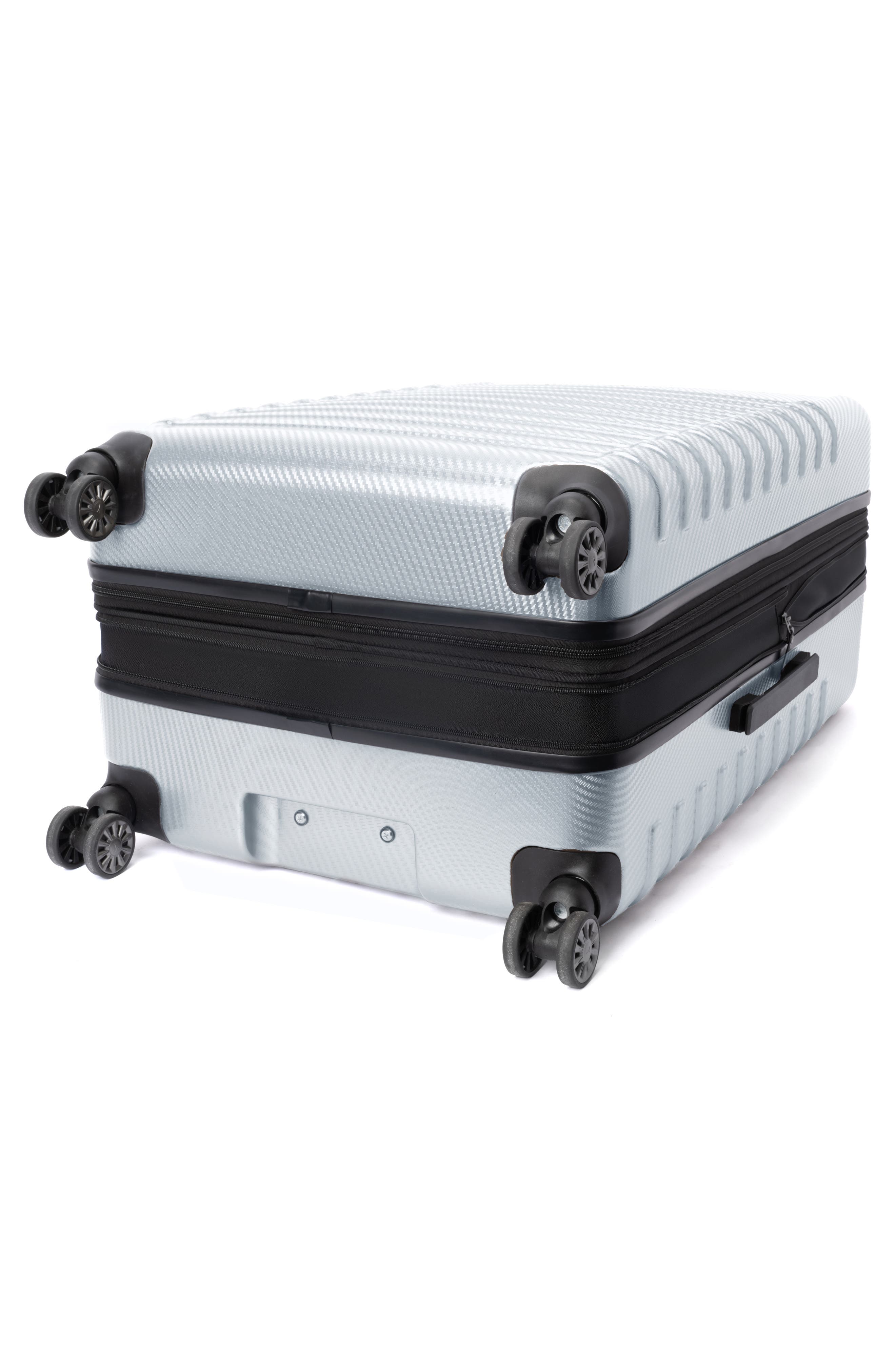 TRAVELPRO Rollmaster<sup>™</sup> Lite 28-Inch Expandable Hardside Spinner Luggage, Alternate, color, Silver Carbon Fiber