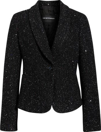 Emporio Armani Metallic Tweed Blazer | Nordstrom Emporio Armani Metallic Tweed Blazer | Nordstrom