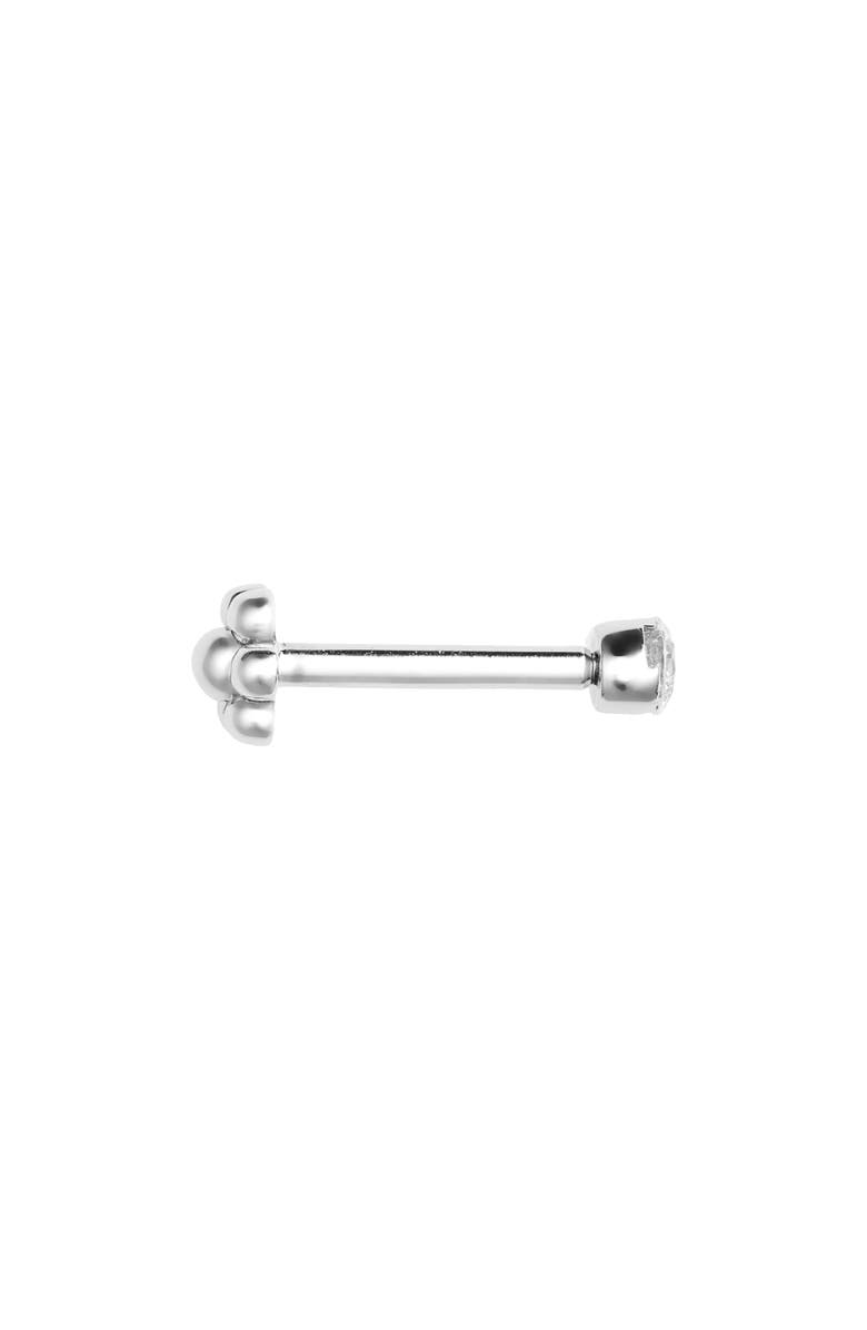 MARIA TASH Single Invisible Set Diamond Stud Earring, Alternate, color,