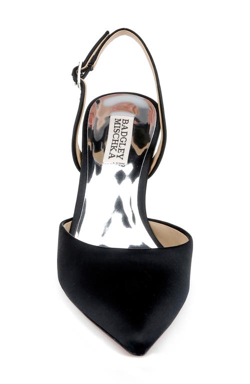 BADGLEY MISCHKA BADGLEY MISCHKA COLLECTION LUCILLE SLINGBACK POINTED TOE PUMP 