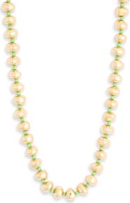 NORDSTROM RACK Metallic Beaded Necklace