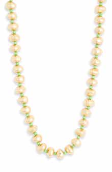 NORDSTROM RACK Metallic Beaded Necklace