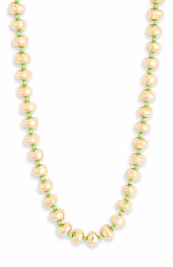 NORDSTROM RACK Metallic Beaded Necklace