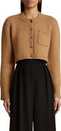 Khaite Lavan Cashmere Crop Cardigan