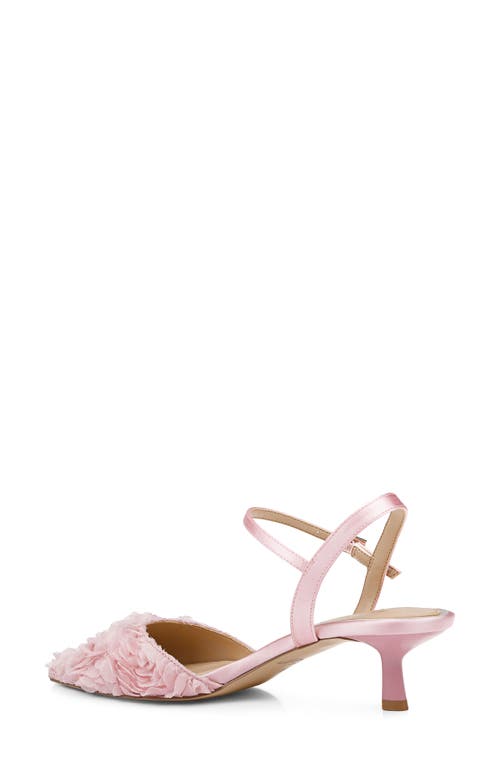 Jewel Badgley Mischka Selene Pointed Toe Pump In Pink/pink
