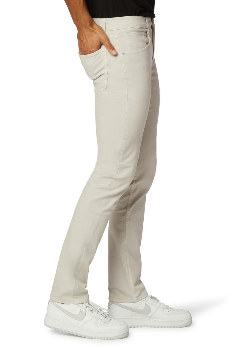 Blake Stretch Twill Slim Straight Fit Pants, Alternate, color, LT ASH