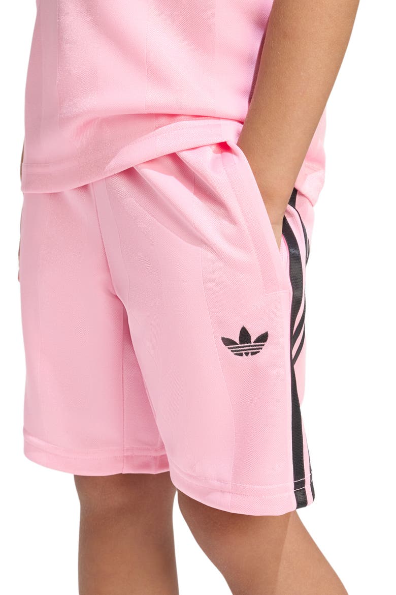 Kids' Jacquard Jersey & Shorts Set, Alternate, color, LIGHT PINK