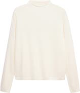 MANGO Cashmere Perkins Neck Sweater