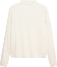 MANGO Cashmere Perkins Neck Sweater