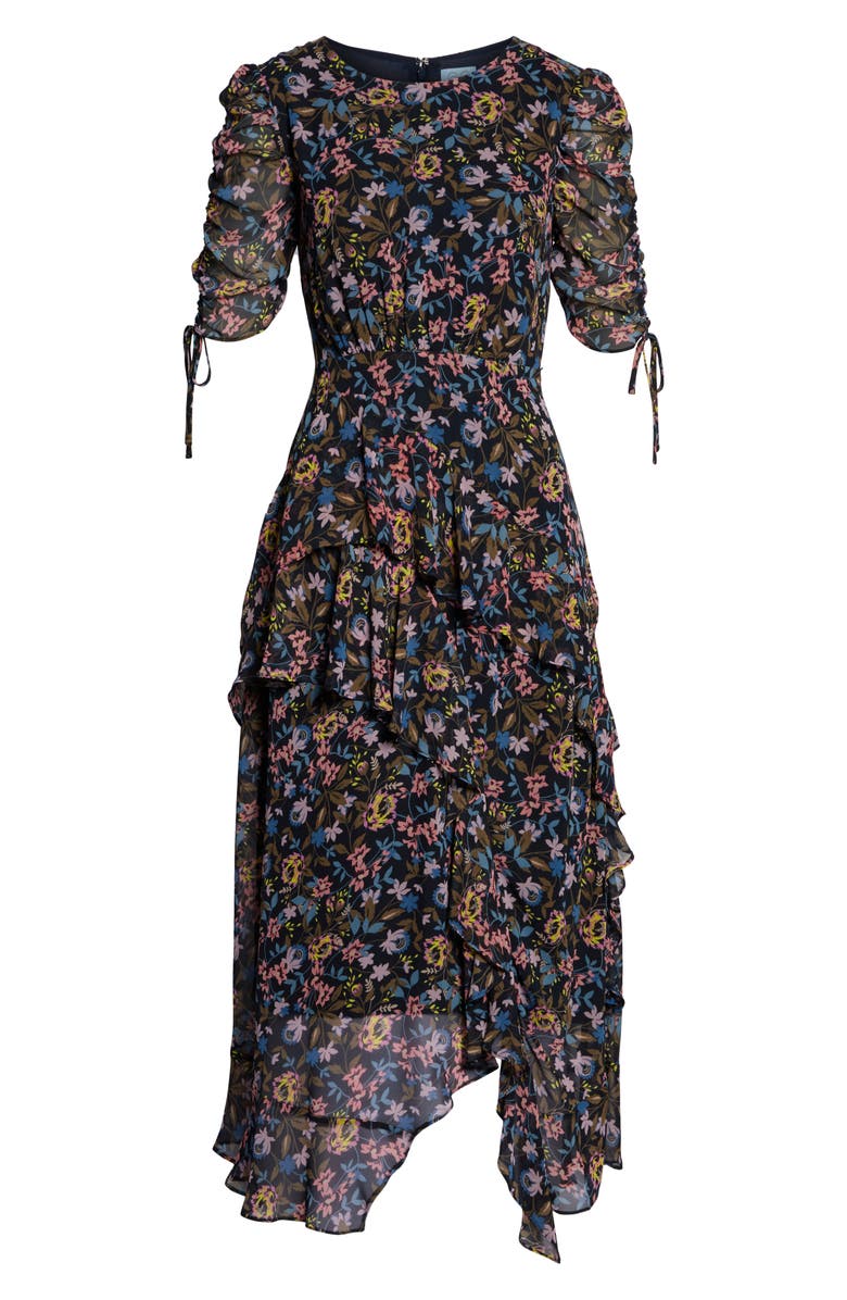 CeCe Tiered Ruffle Maxi Dress, Alternate, color, 