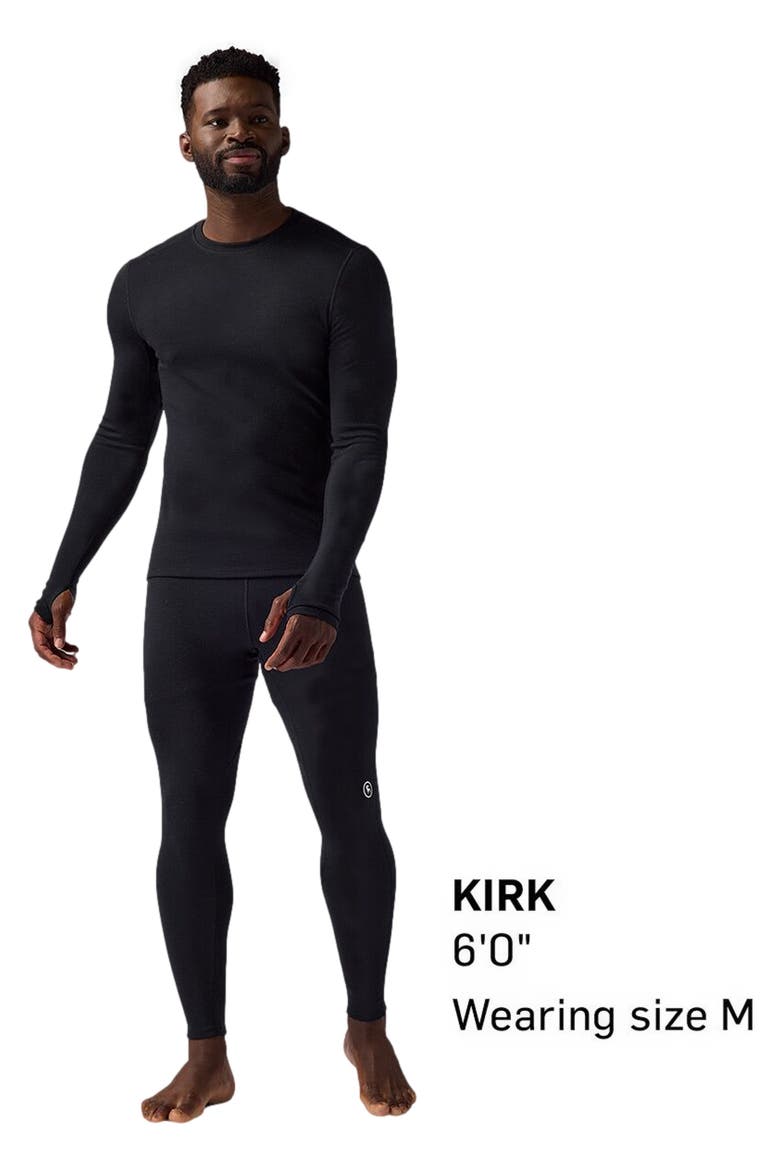 Cedars Rws Merino Mid-Wt Baselayer Bottom - Men's, Alternate, color, Black