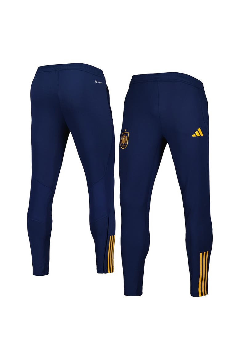 Men's adidas Navy Spain National Team Club Crest AEROREADY Training Pants, Alternate, color, Navy