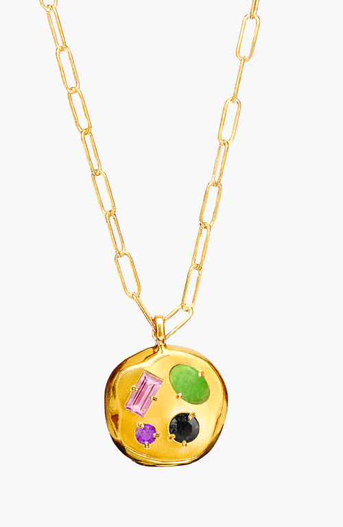 Birthdate Co. The October Birthdate Gold Pendant In October 11th - Gold
