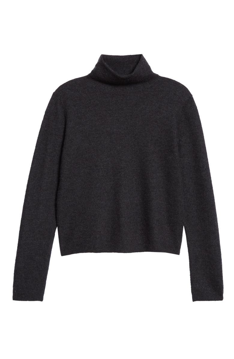 Vince Cashmere Crop Turtleneck Sweater, Alternate, color, 