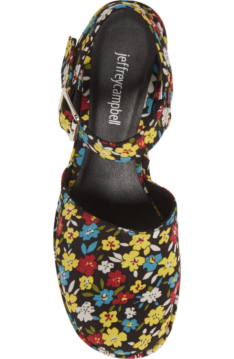 Jeffrey Campbell Bohemian Platform Wedge Sandal, Alternate, color,