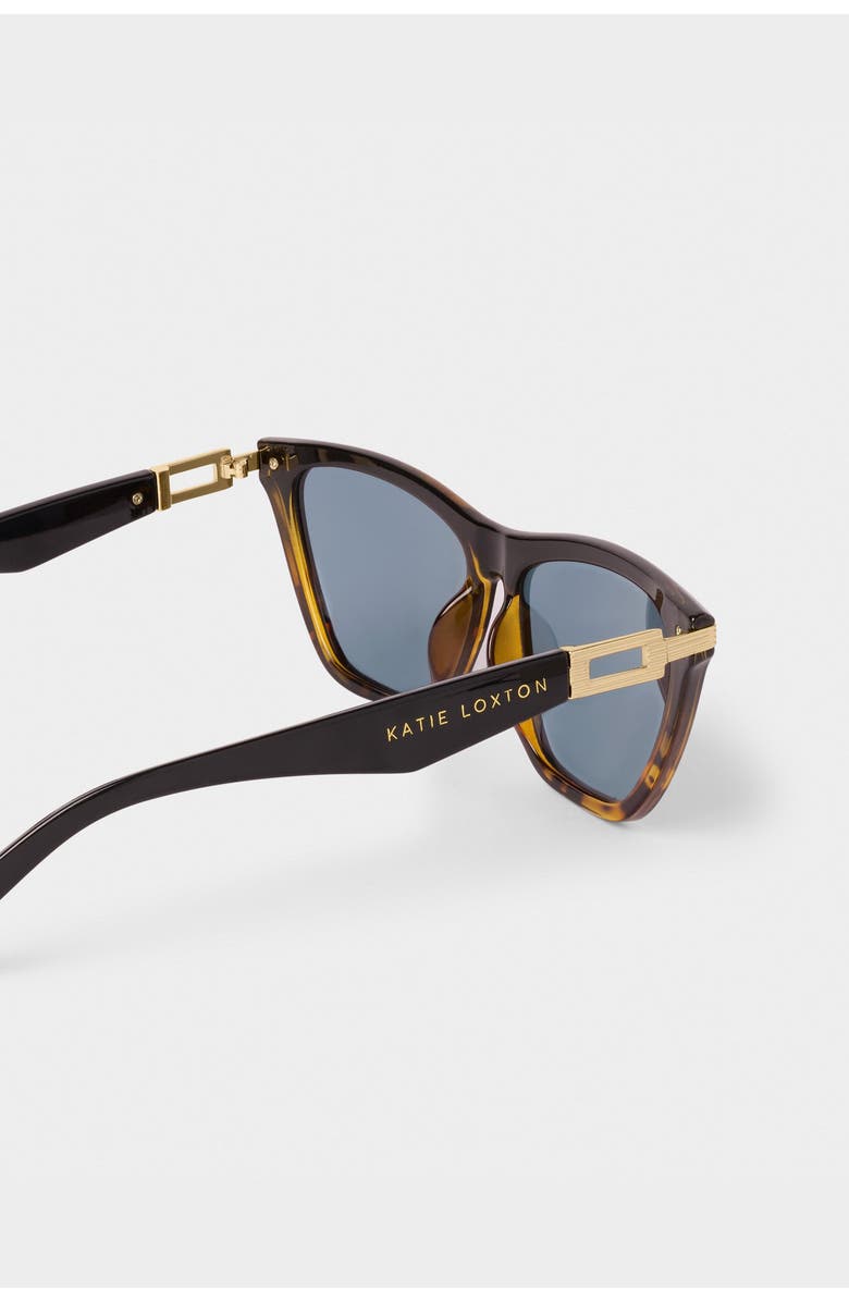 Katie Loxton Marbella Sunglasses in Black Tortoiseshell Gradient, Alternate, color, Black Tortoiseshell