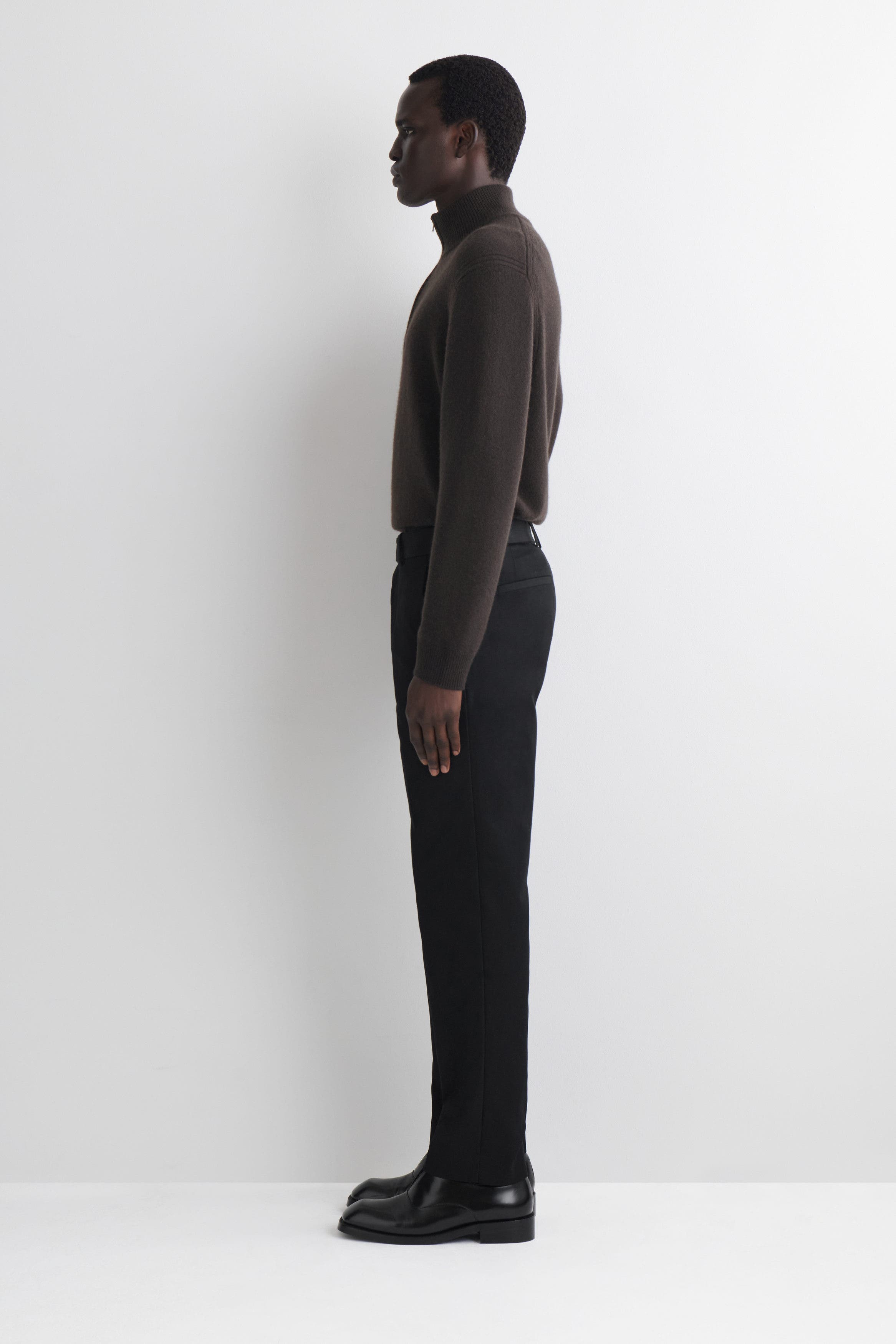 Belted Cotton Regular-Fit Straight-Leg Pants - image 2