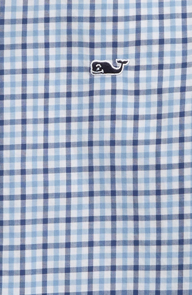vineyard vines Amelia Gingham Check Whale Shirt, Alternate, color,