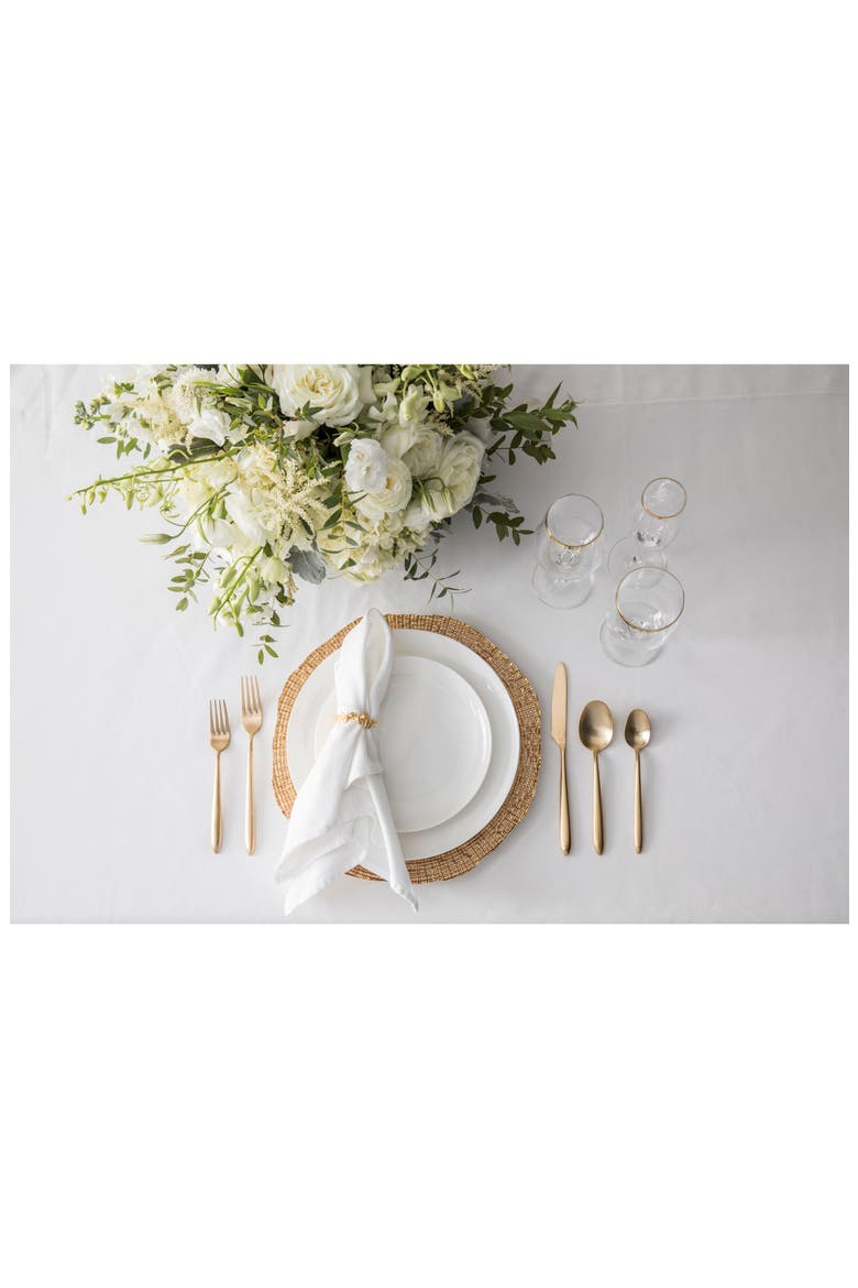 Velo 5-Piece Place Setting, Alternate, color, GOLD