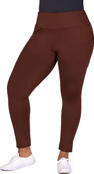 24seven Comfort Apparel Side Pocket Ankle Length Yoga Pant Leggings