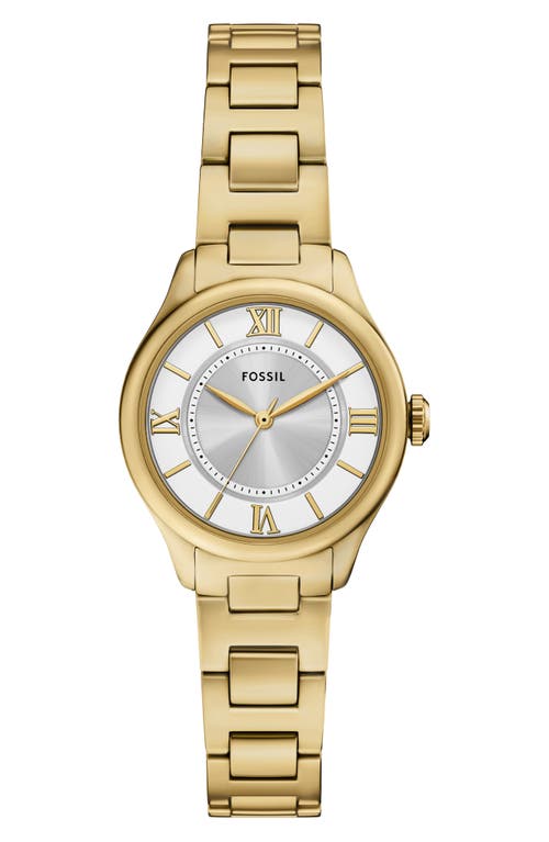 Fossil Gilmore Watch, 28mm In Gold