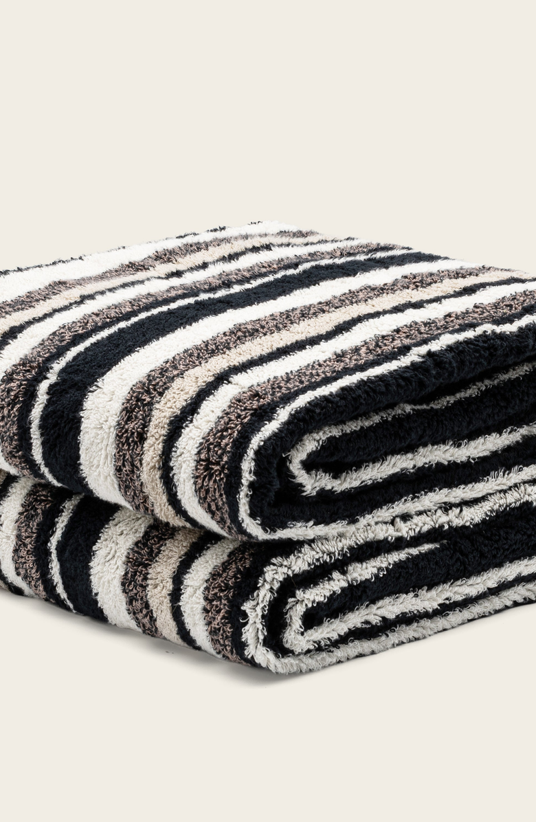 Italic Ultraplush Australian Cotton Bath Towels, Alternate, color, Multi Stripe