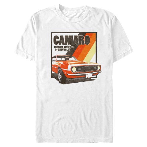General Motors Camaro Command Performance  Graphic T-shirt In White
